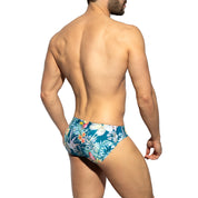 ES Collection Hawaiian Swim Brief Cobalt 2301