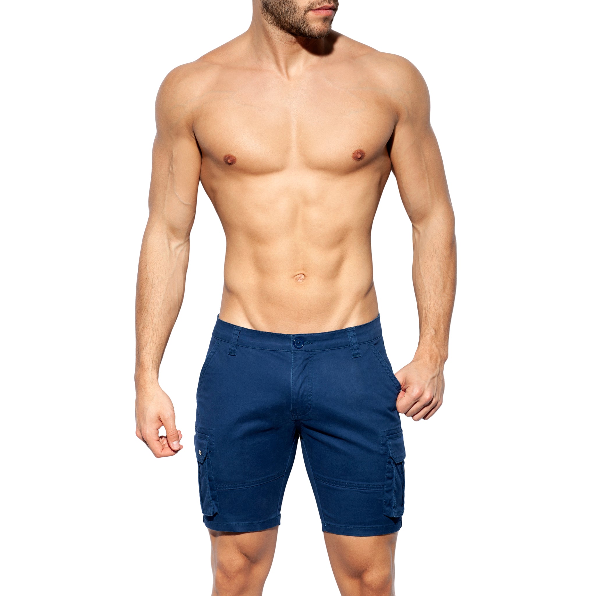 ES Collection Pockets Cargo Bermuda Navy ESJ056
