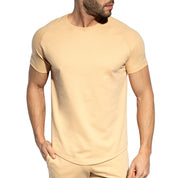 ES Collection Relief Sports T-Shirt Beige SP292