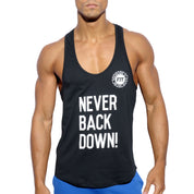 ES Collection Fit Never Back Down Tank Top Black TS169