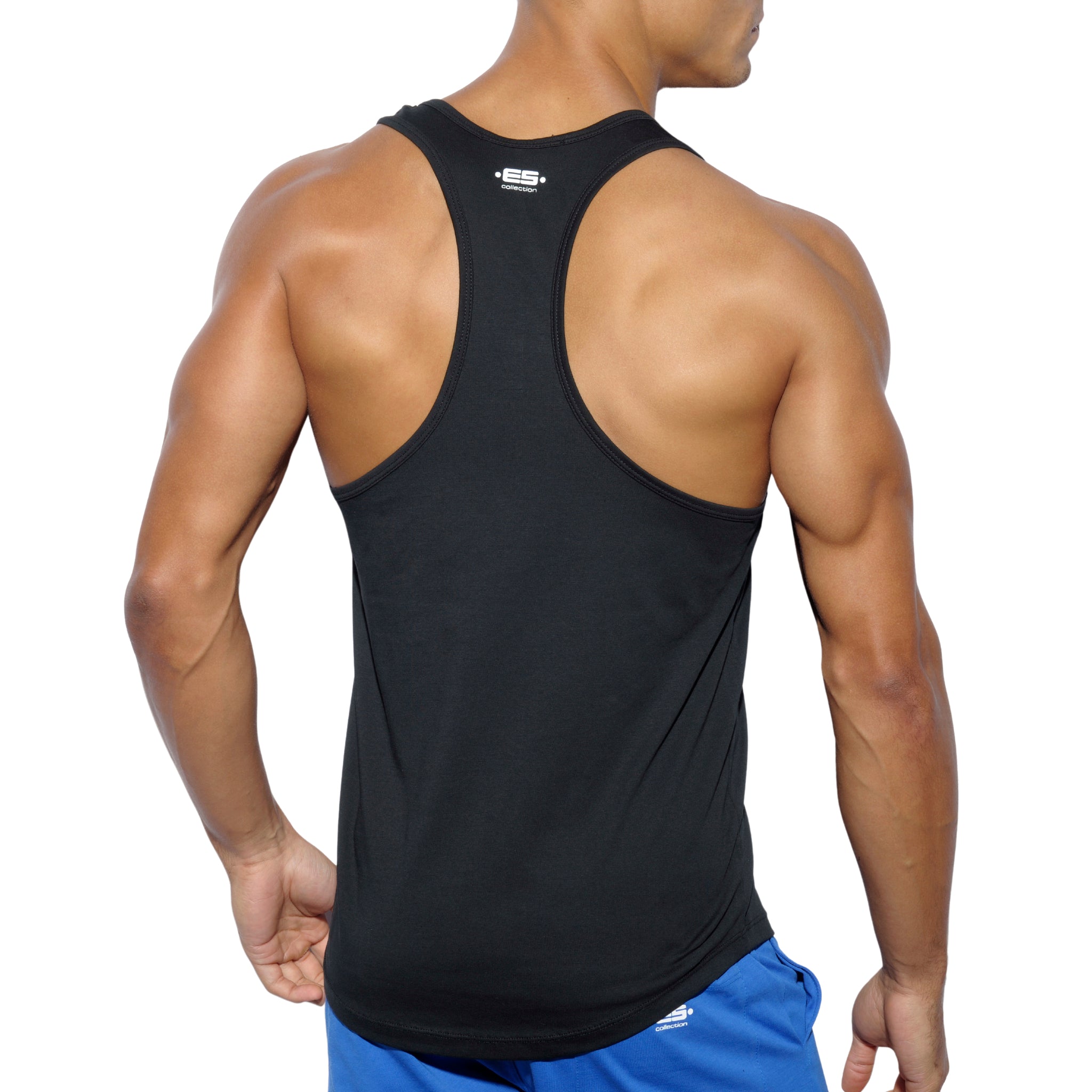 ES Collection Fit Never Back Down Tank Top Black TS169