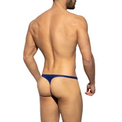 ES Collection Shiny Recycled Rib Thong Navy UN555