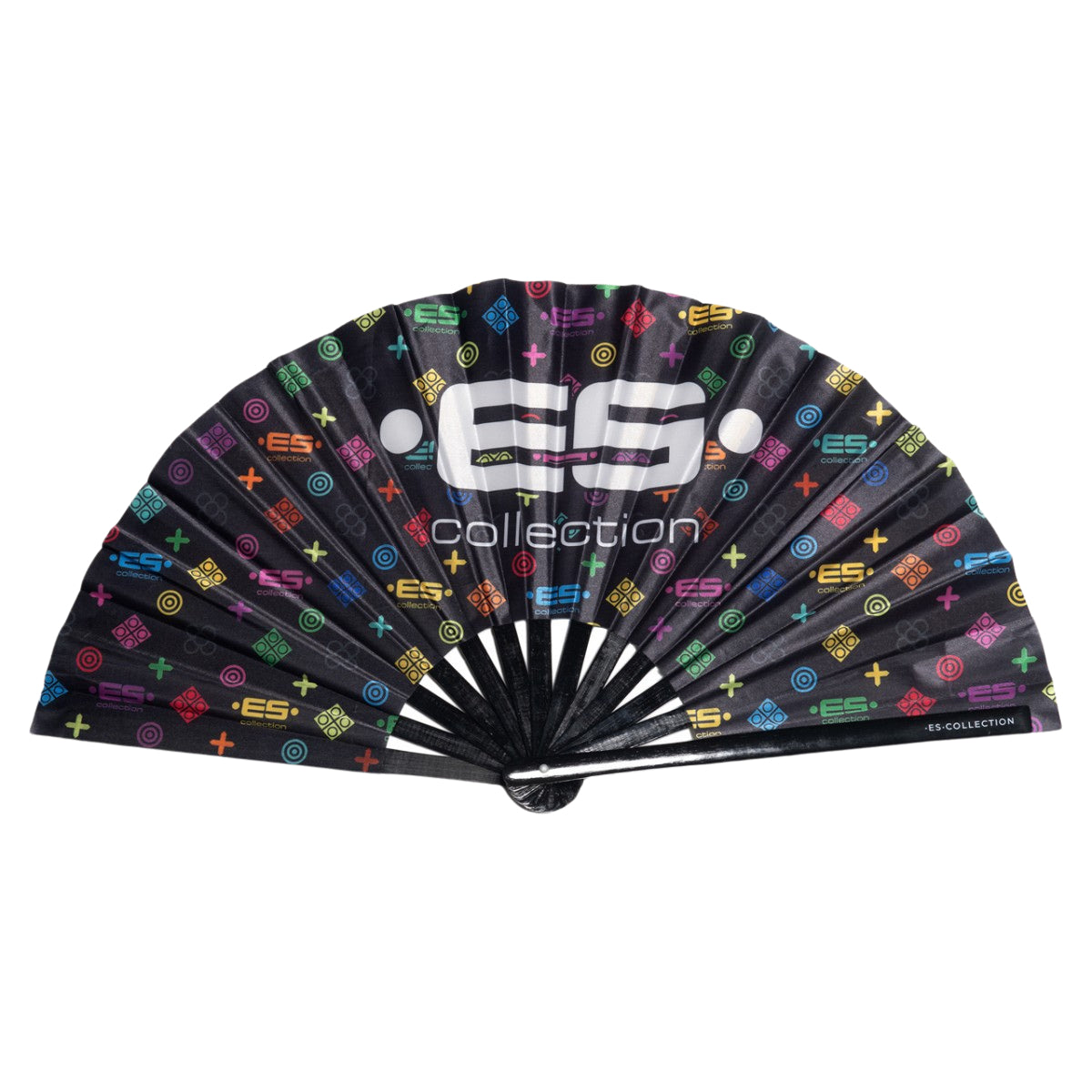 ES Collection ES Large Hand Fan Black AC235