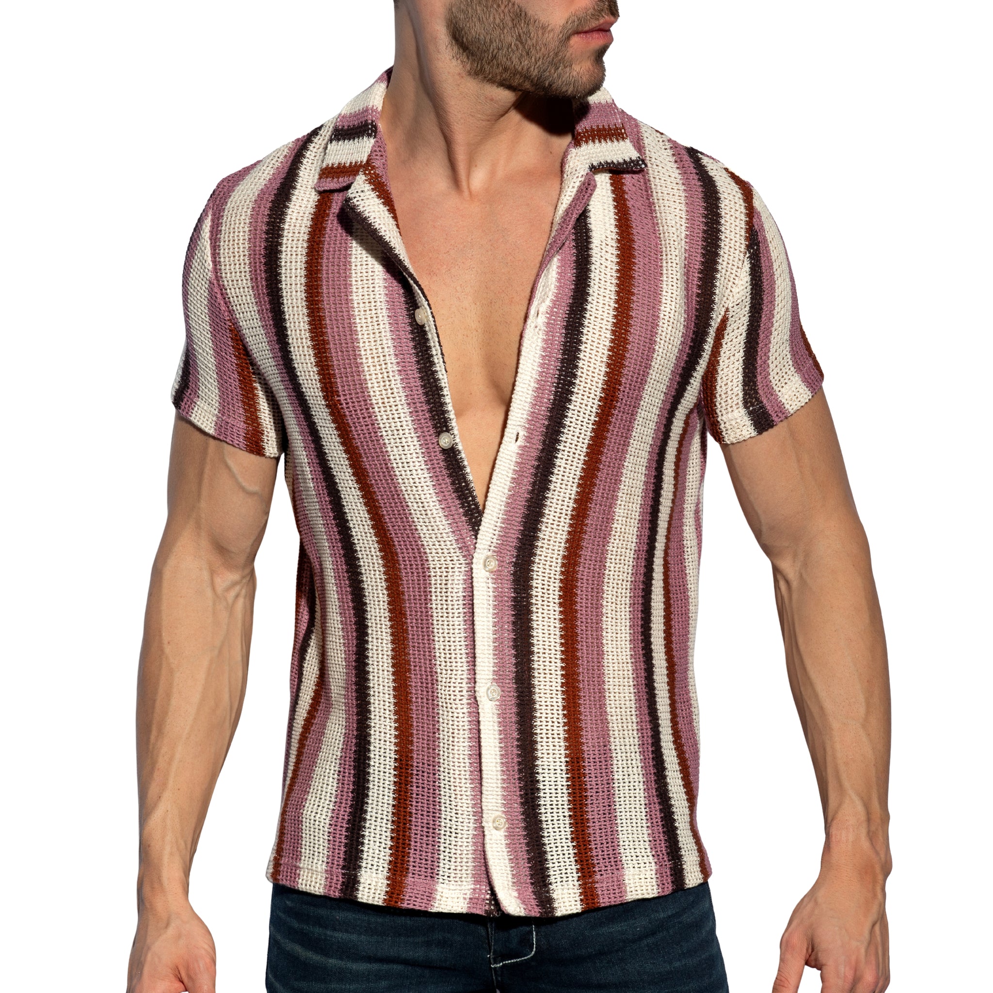 ES Collection Topkapi Shirt Violet SHT040