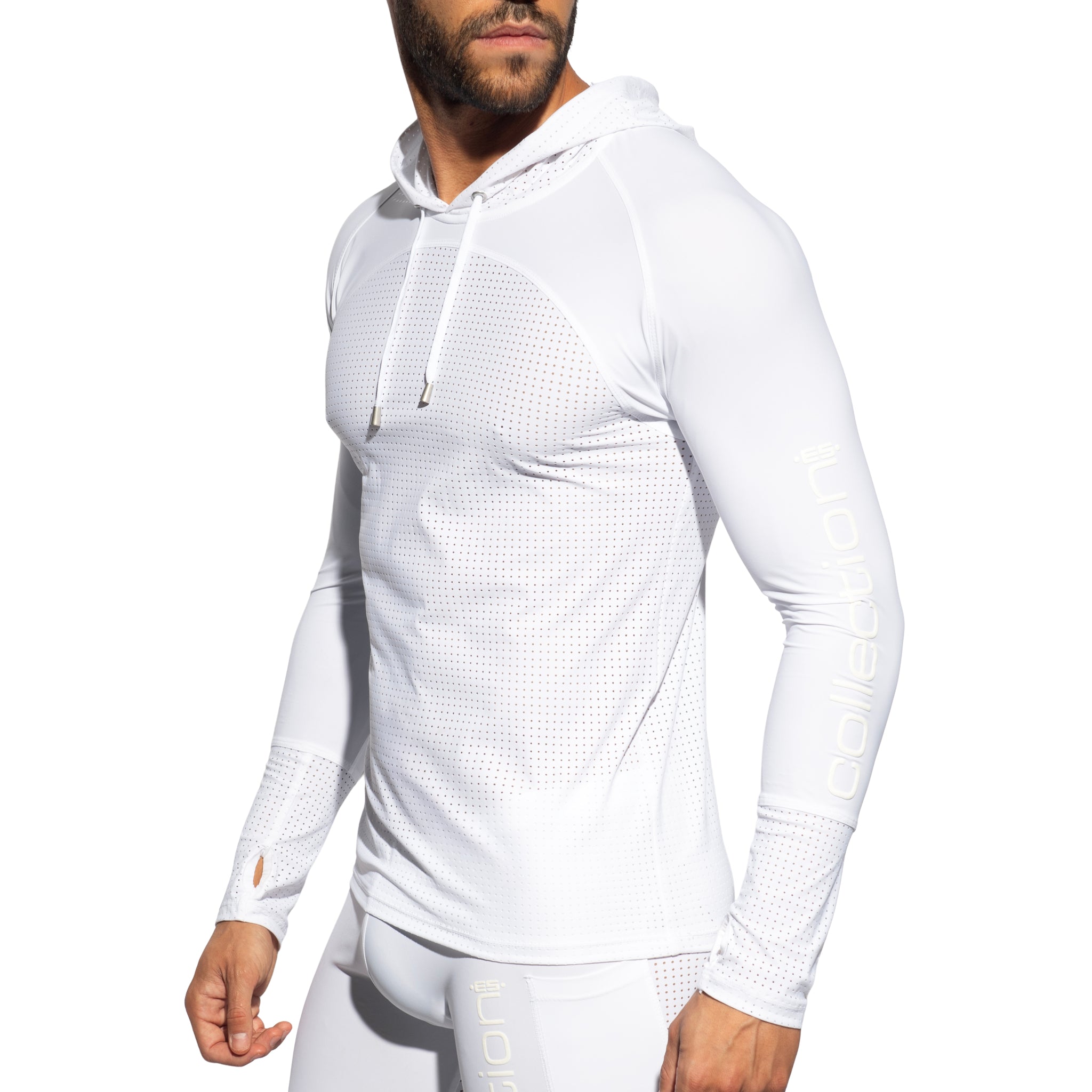 ES Collection Vertex Hoody White SP350