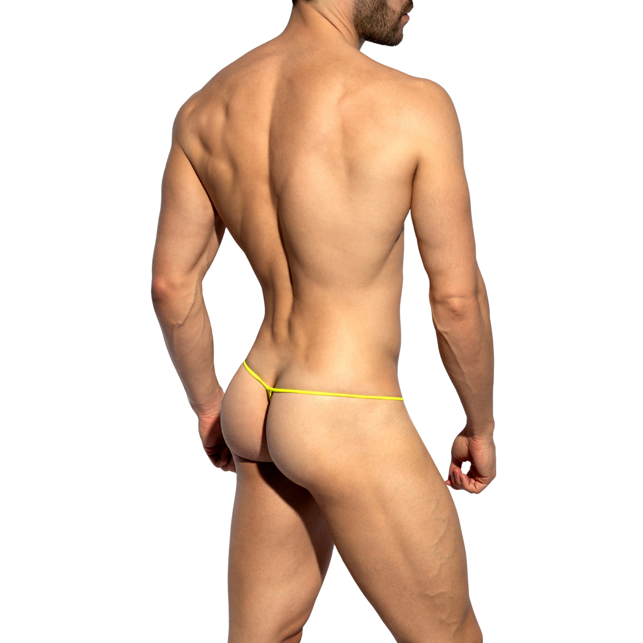 ES Collection 70's Stripes Swim G-String Neon Orange 2622