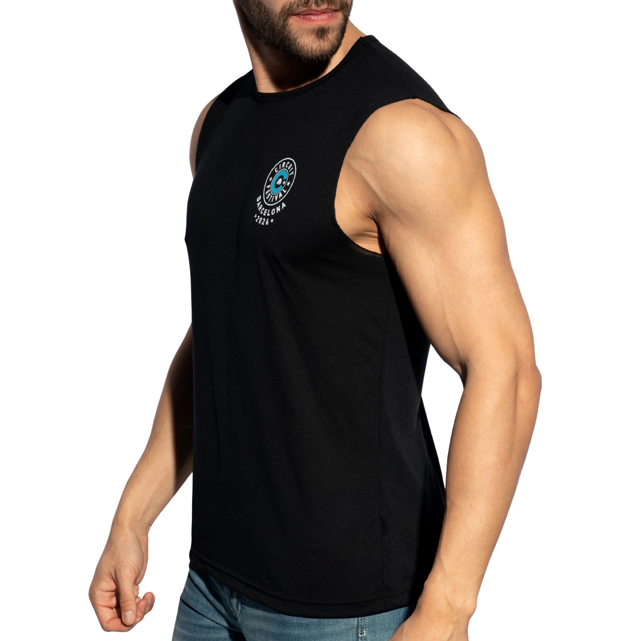 ES Collection Circuit Festival 2026 Tank Top Black TS370