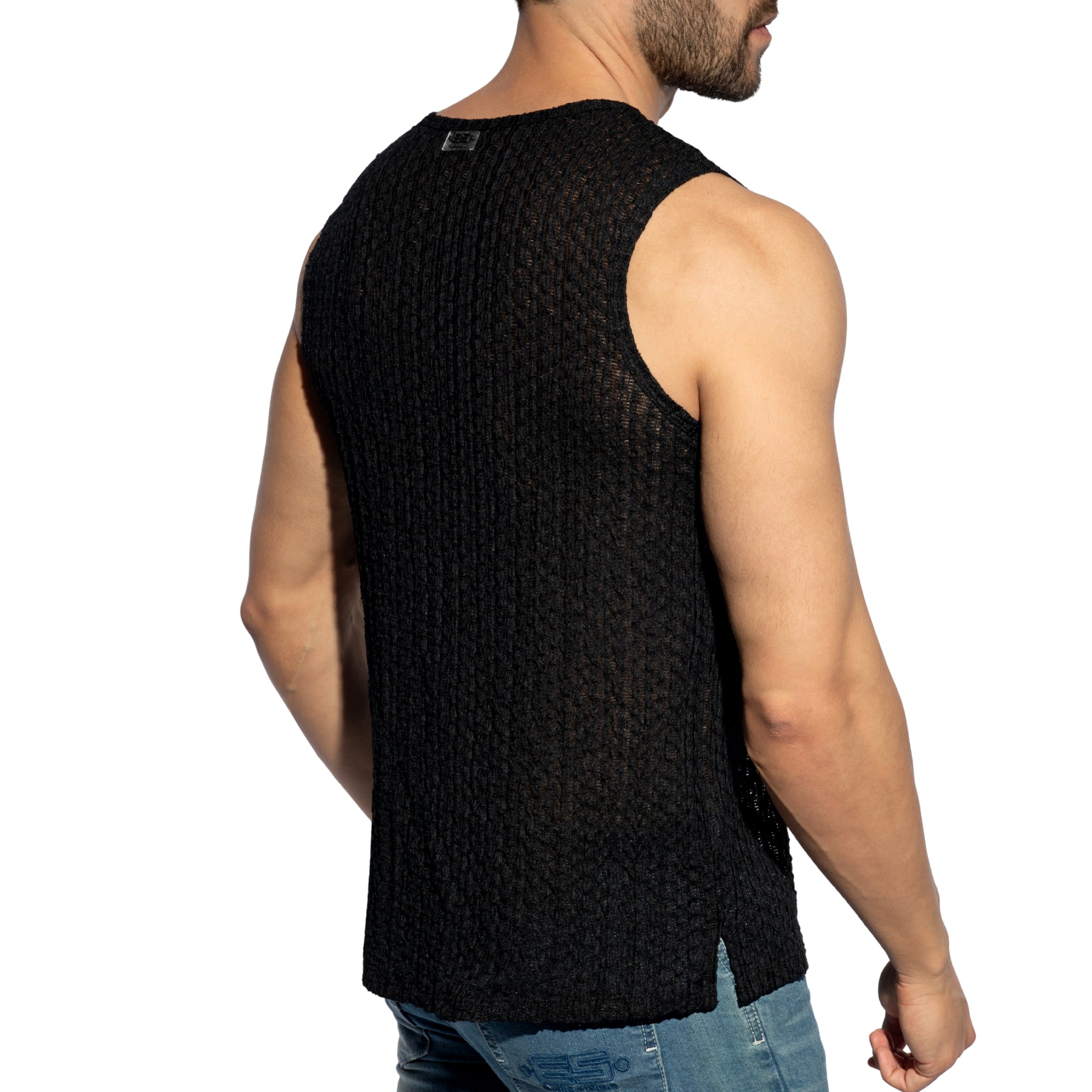 ES Collection Bobbles Tank Top Black TS372