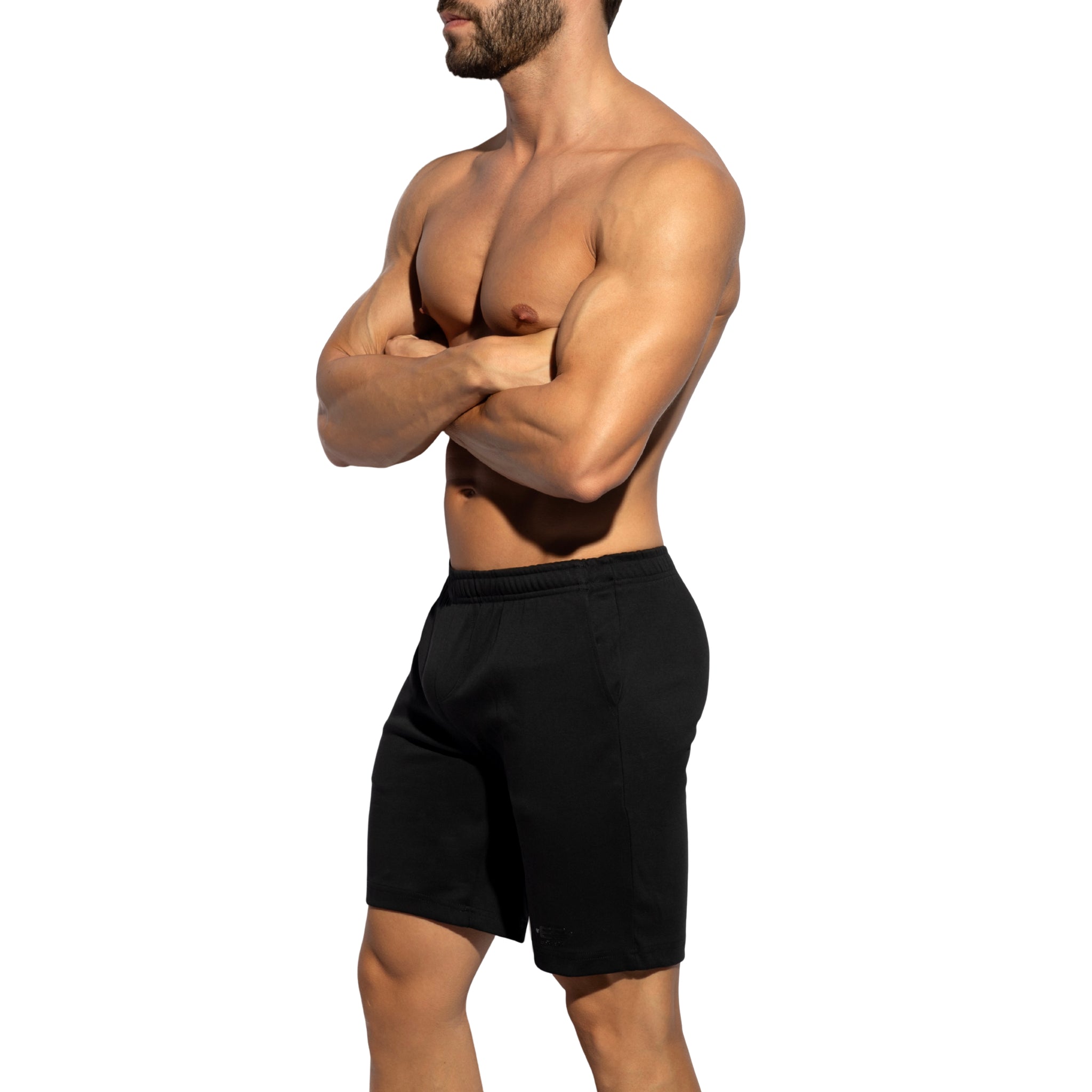 ES Collection Cotton Gym Shorts Black SP360
