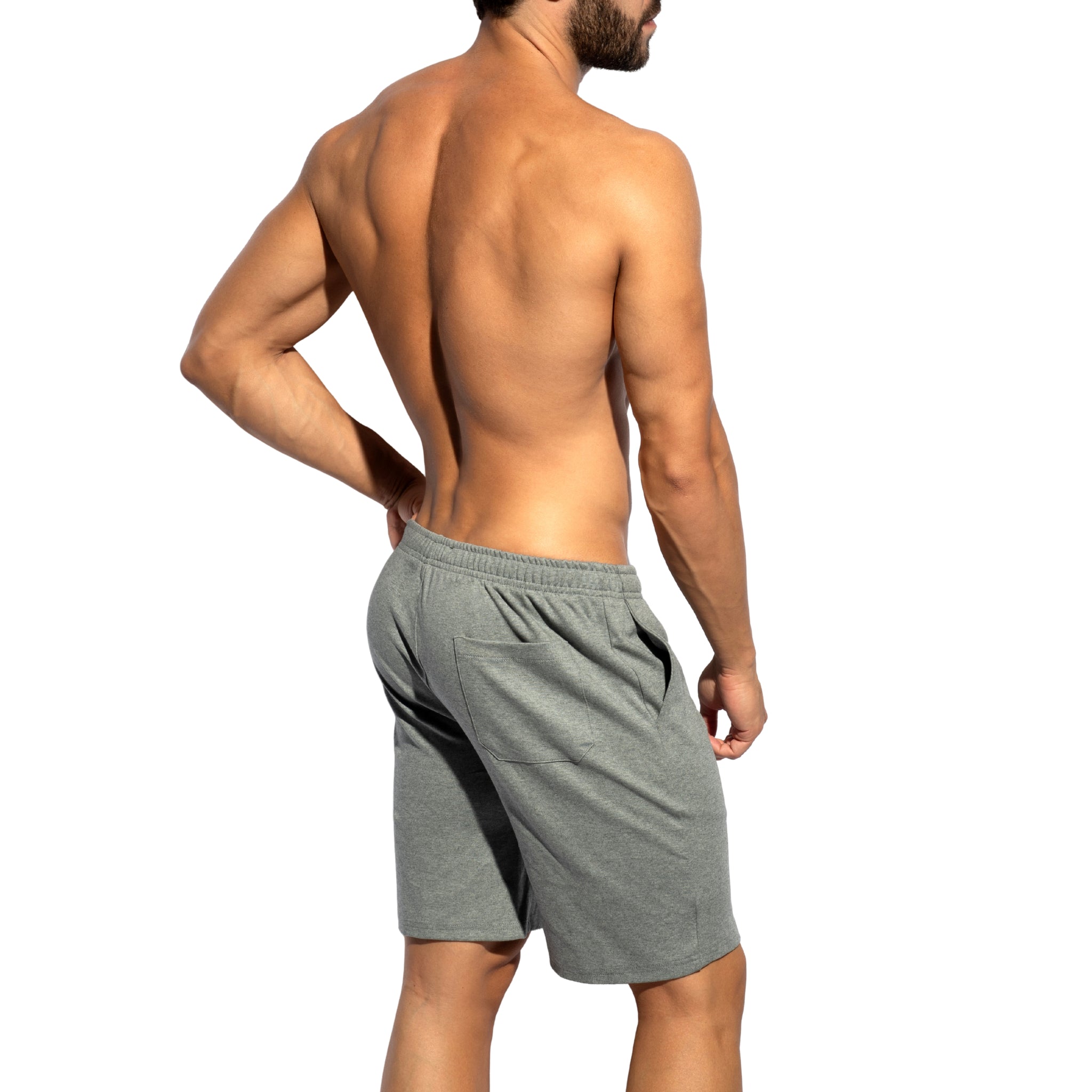 ES Collection Cotton Gym Shorts Heather Grey SP360