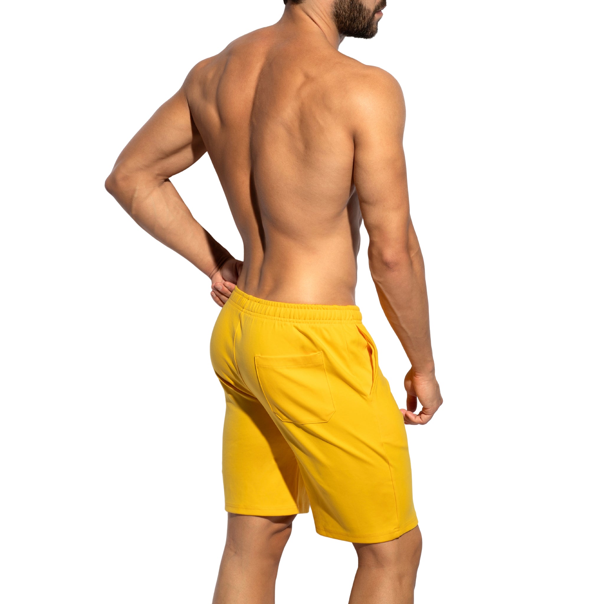 ES Collection Cotton Gym Shorts Yellow SP360