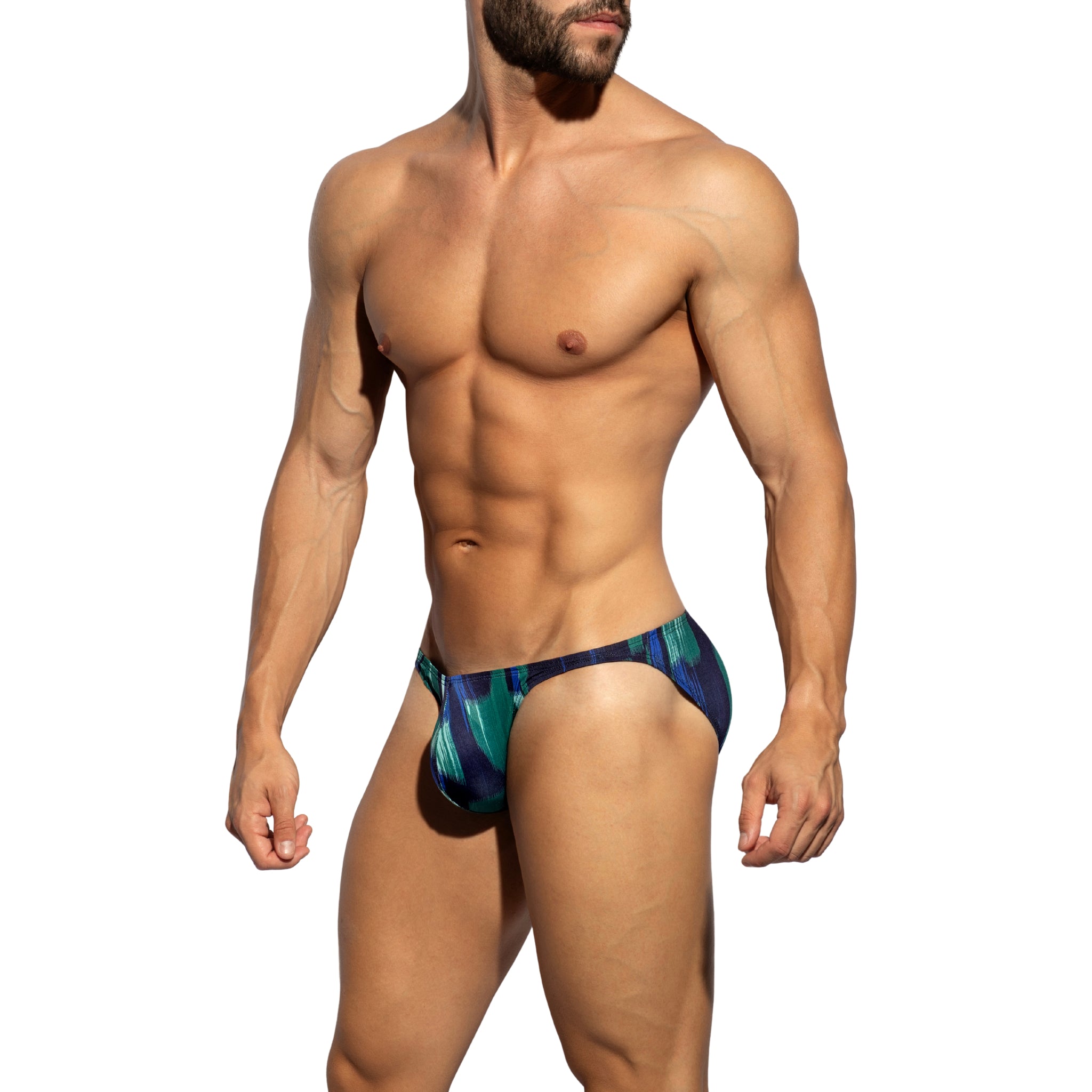 ES Collection Abstract Bikini Brief Green UN690