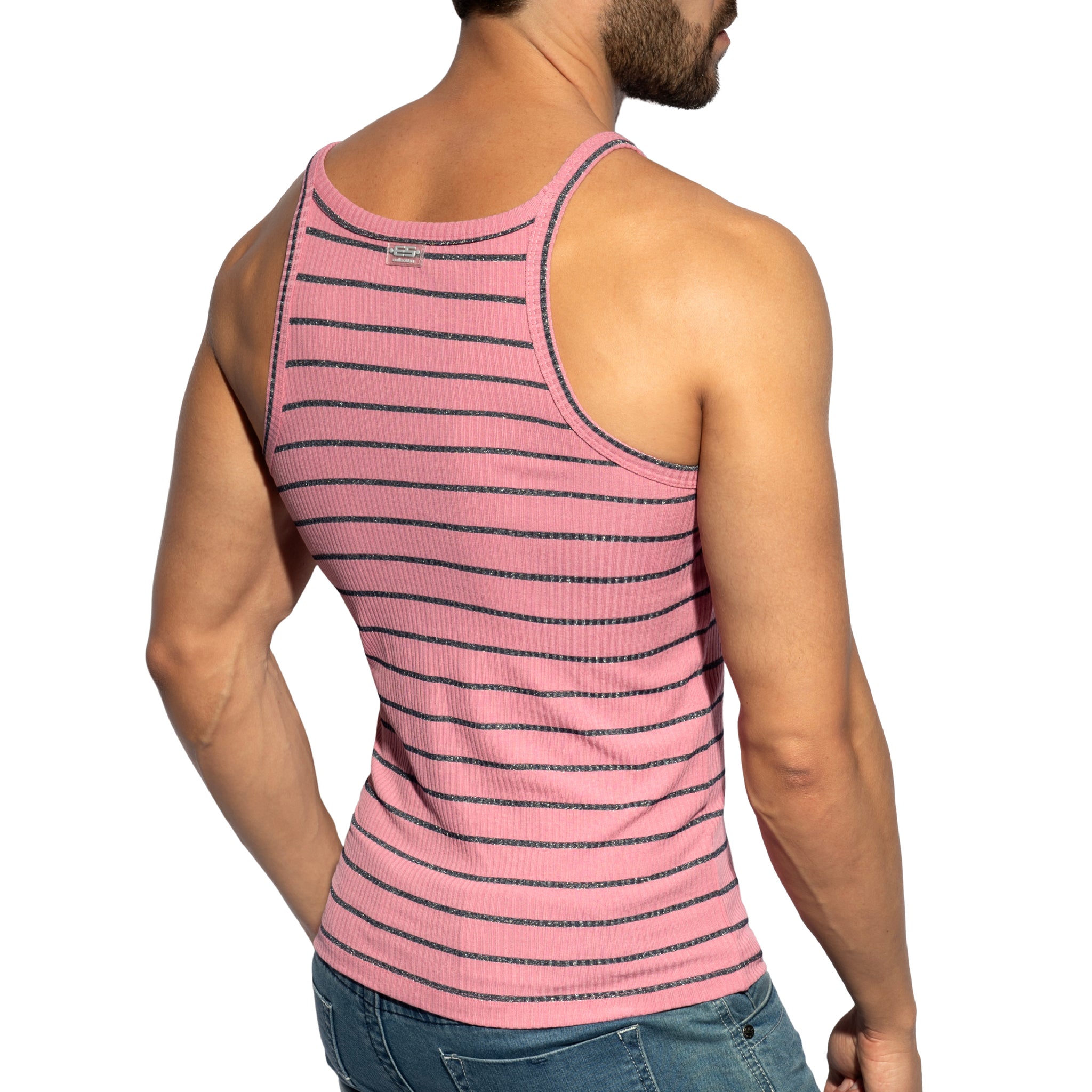 ES Collection Soft Grid Tank Top Pink TS375