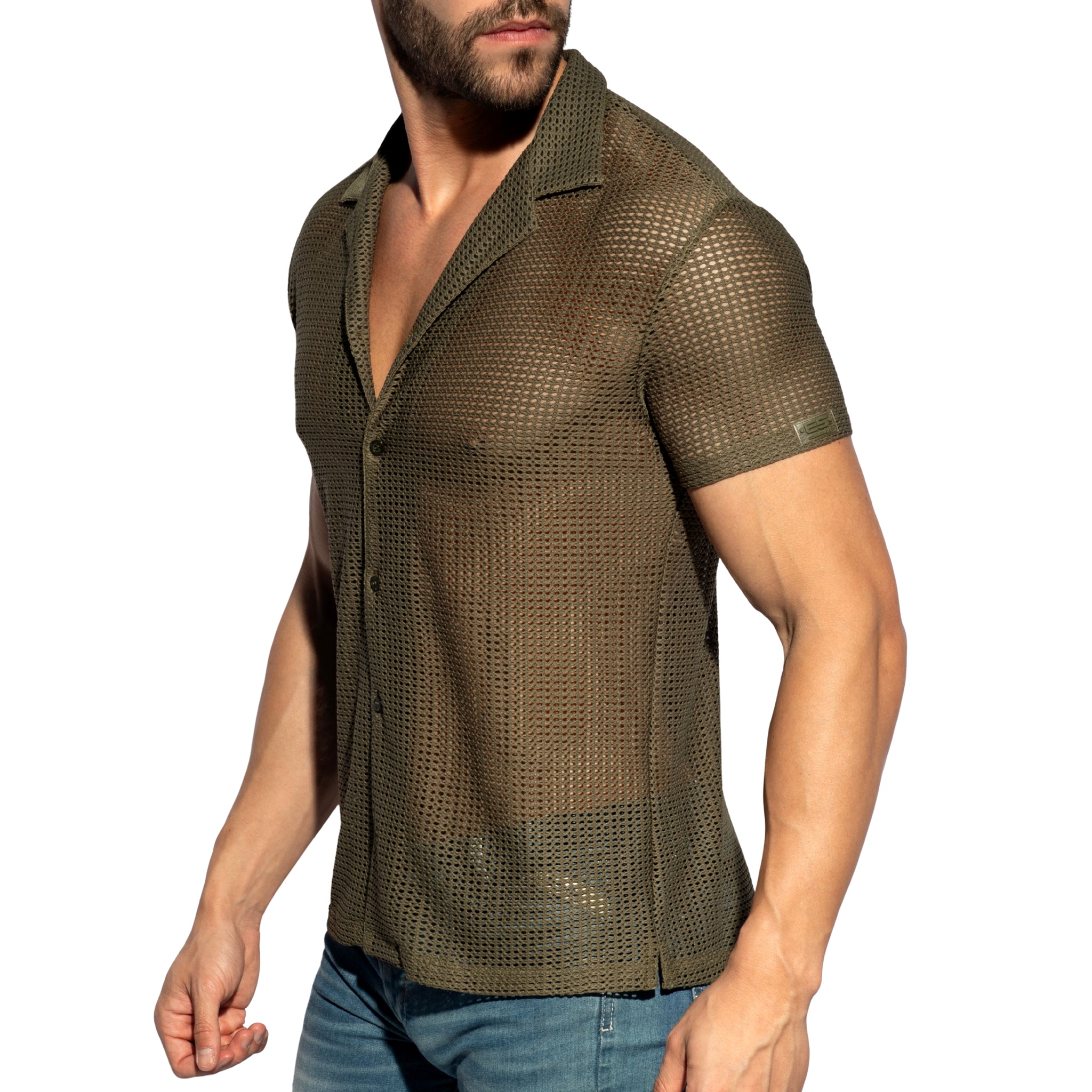 ES Collection Formentera Shirt Khaki SHT036