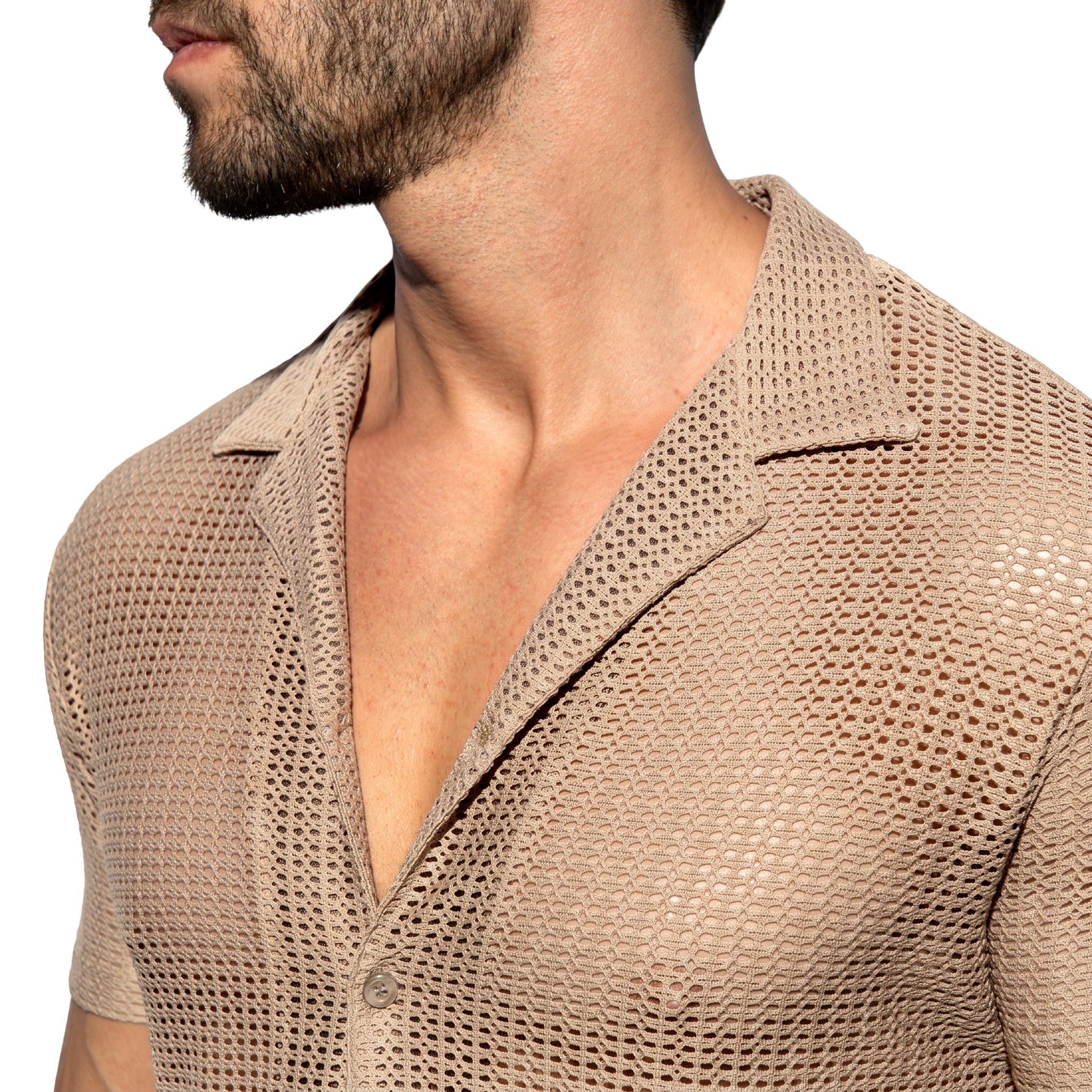 ES Collection Formentera Shirt Beige SHT036