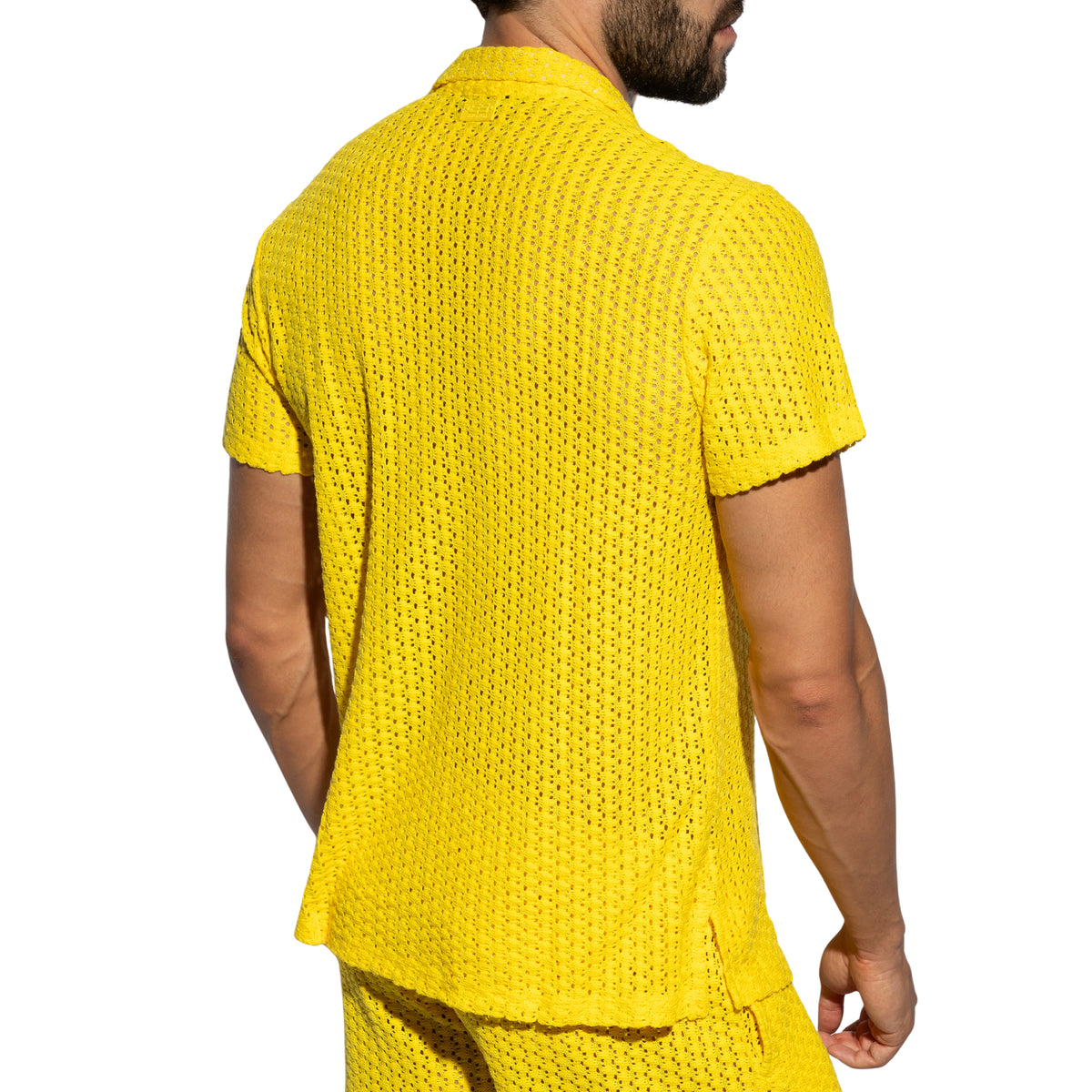 ES Collection Eyelet Shirt Yellow SHT043