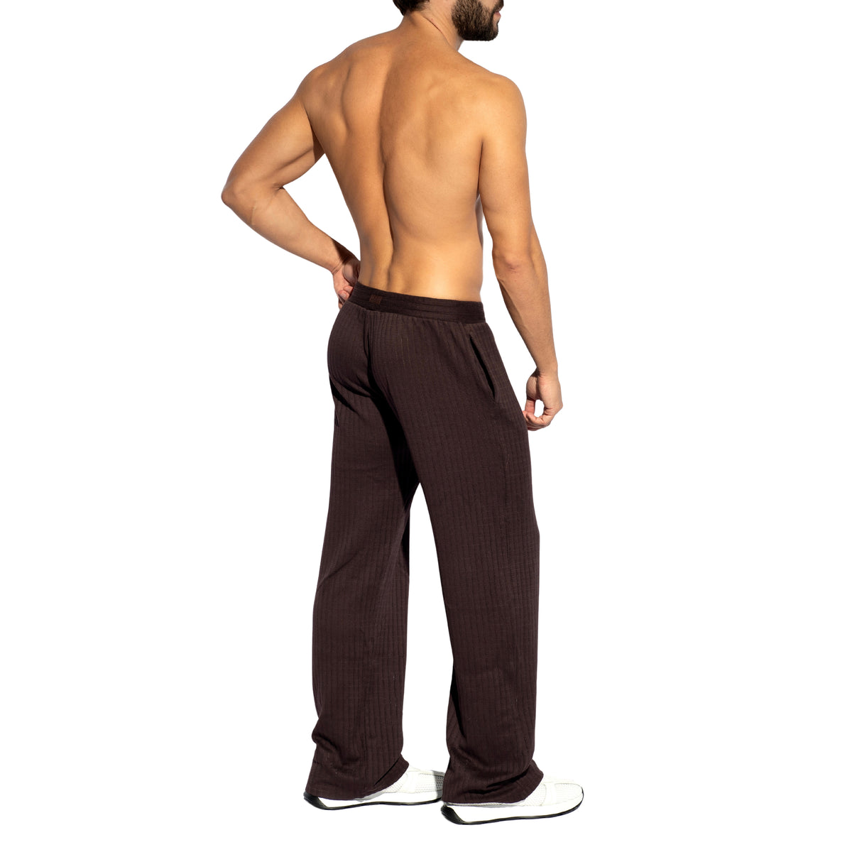 ES Collection Rustic Rib Pants Brown SP372