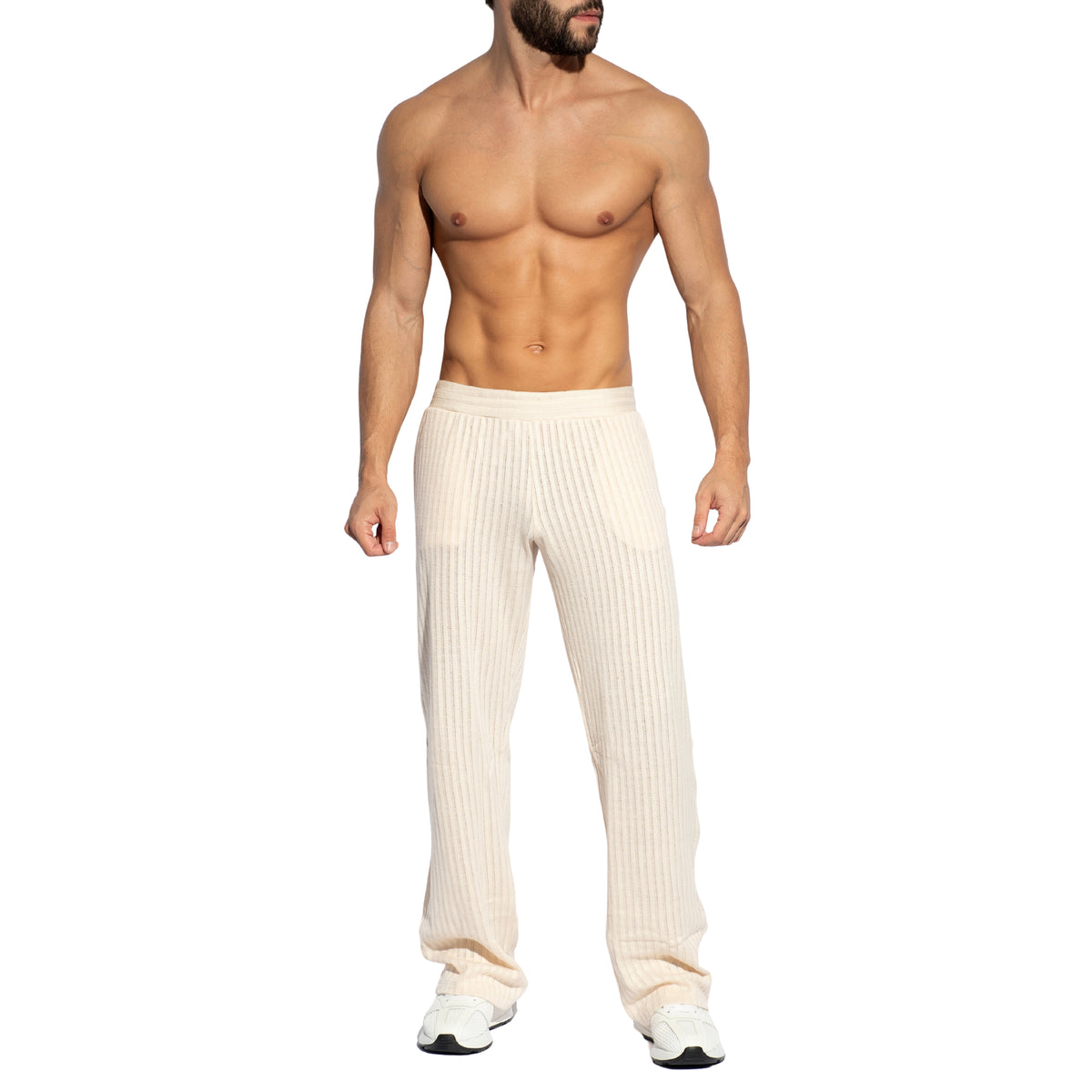 ES Collection Rustic Rib Pants Ivory SP372