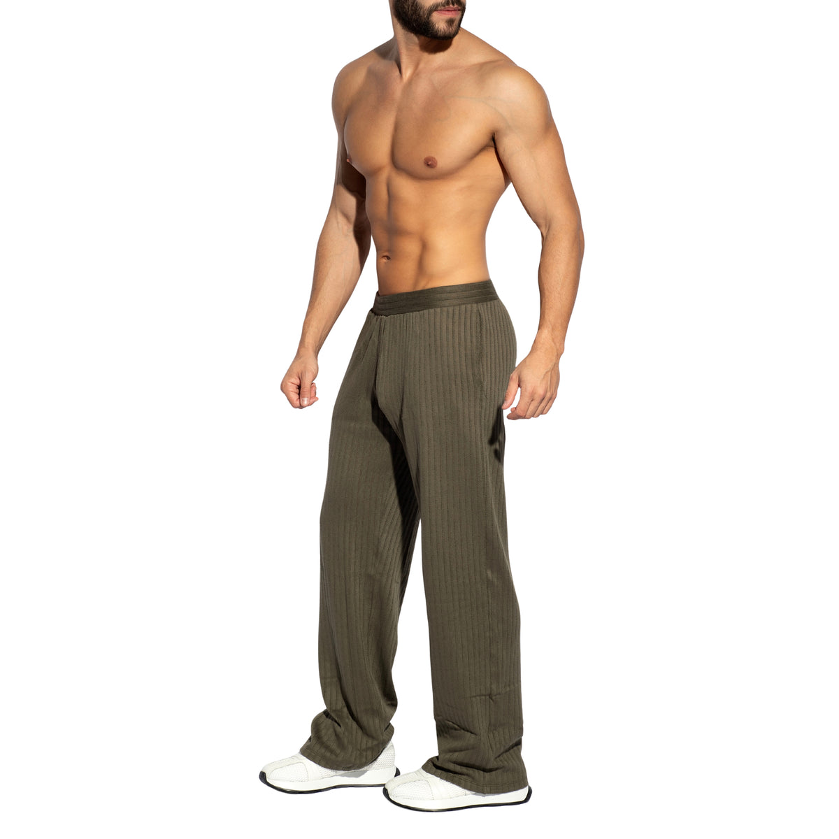 ES Collection Rustic Rib Pants Khaki SP372