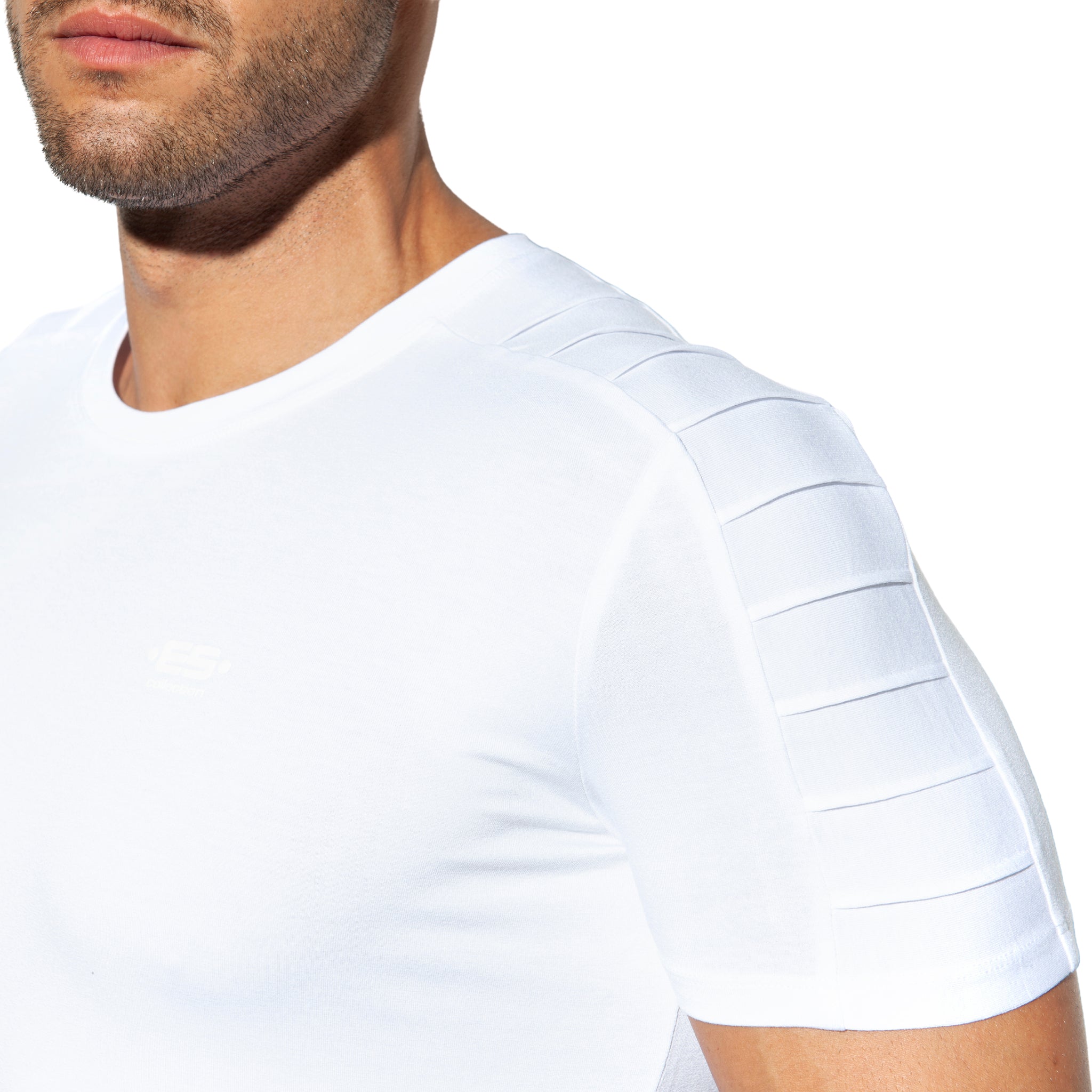 ES Collection Basic Ranglan T-Shirt White TS245