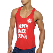 ES Collection Fit Never Back Down Tank Top Red TS169