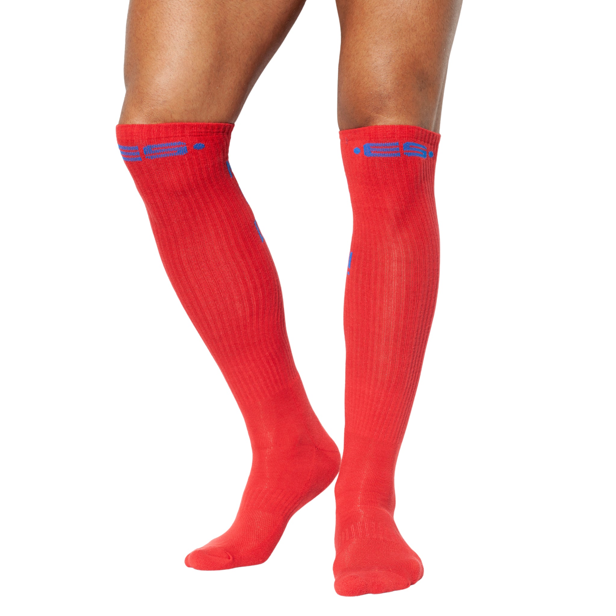 ES Collection Never Back Down Socks Red SCK09