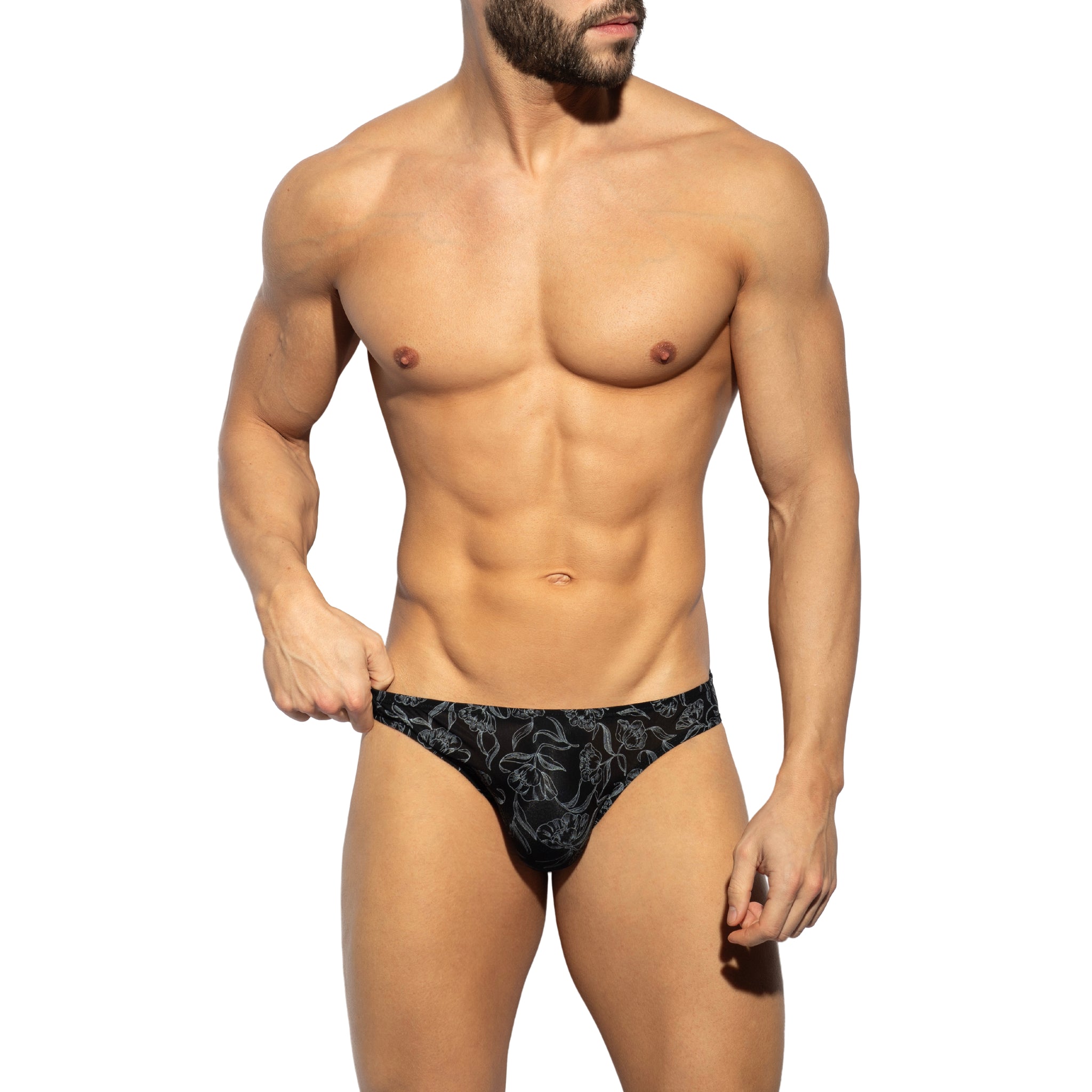 ES Collection Lingerie Bikini Brief Black UN625