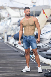 ES Collection Denim Bermuda Jeans Blue Jeans ESJ072
