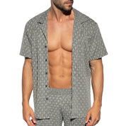 ES Collection Glen Shirt Charcoal SHT033