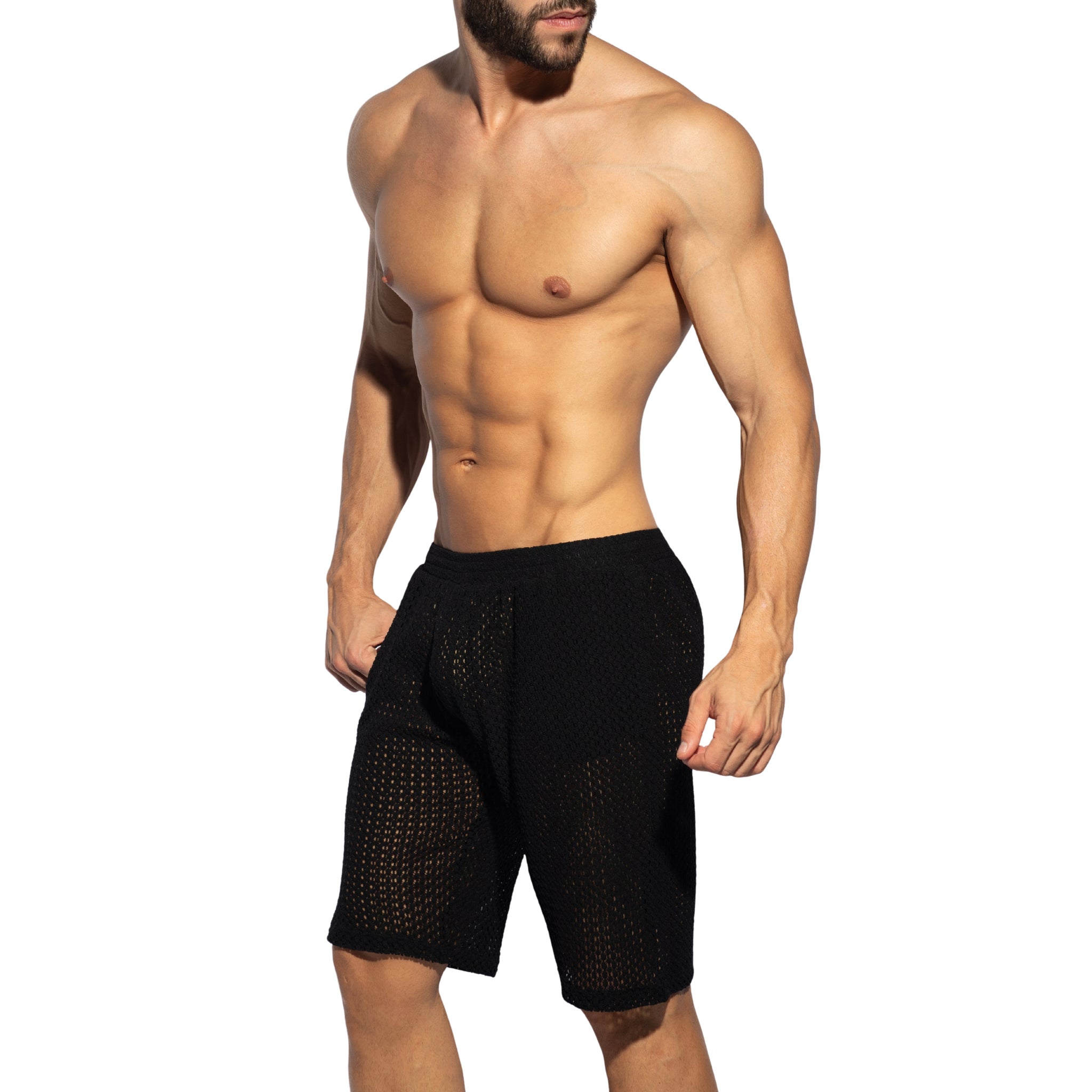 ES Collection Brisa Bermuda Shorts Black SP354