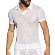 ES Collection Brisa Polo Shirt White POLO36