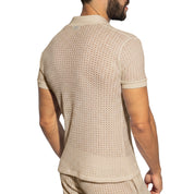 ES Collection Brisa Polo Shirt Beige POLO36