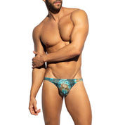ES Collection Safari Bikini Brief Turquoise UN645