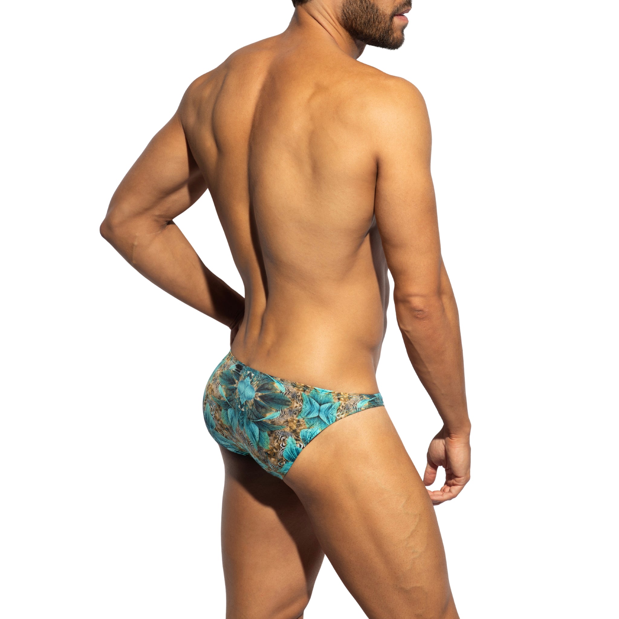 ES Collection Safari Bikini Brief Turquoise UN645