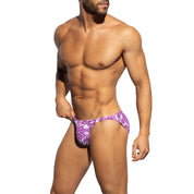 ES Collection Van Gogh Flowers Bikini Brief Violet UN651