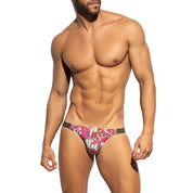 ES Collection Garden Rib Bikini Brief Khaki UN653