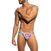 ES Collection Garden Rib Thong Turquoise UN654