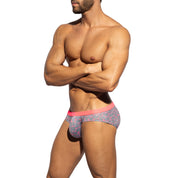 ES Collection Piedra Seca Bikini Brief Neon Pink UN641