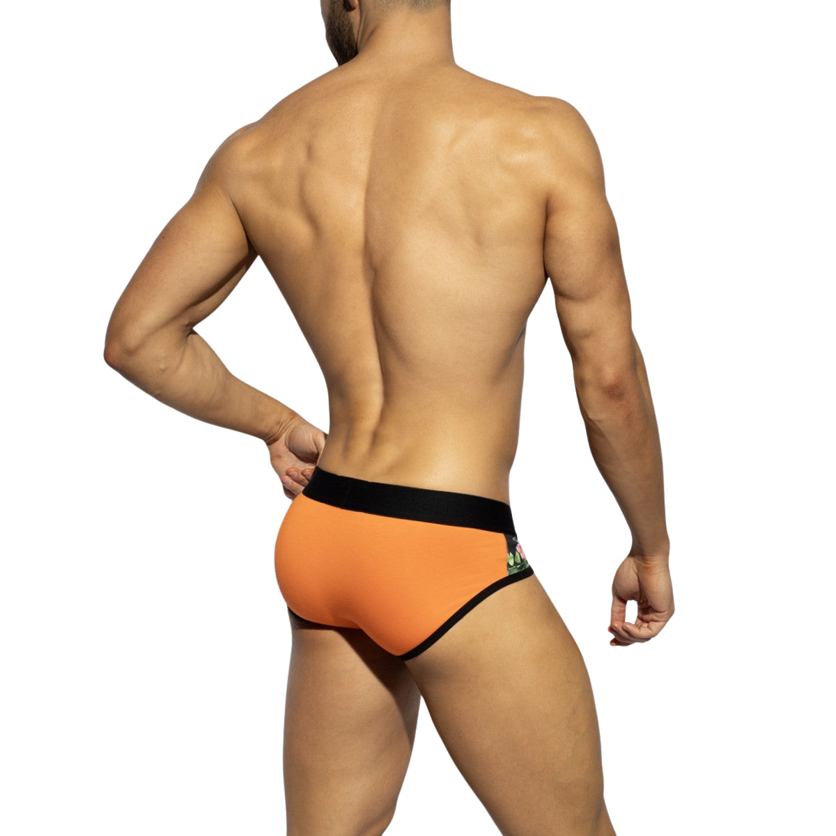 ES Collection Flowery Panel Brief Orange UN2178