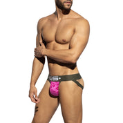 ES Collection Velvet Jockstrap Fuchsia UN2156