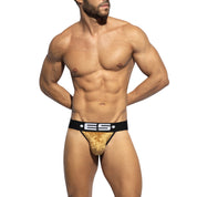 ES Collection Velvet Jockstrap Beige UN2156
