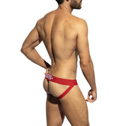 ES Collection Velvet Jockstrap Navy UN2156