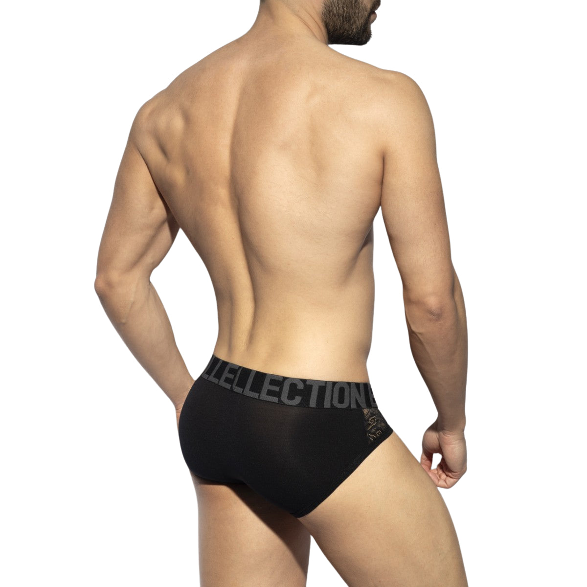 ES Collection Lace Brief Black UN2088