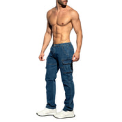ES Collection Cargo Denim Jeans Dark Jeans ESJ078