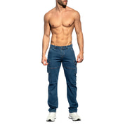 ES Collection Cargo Denim Jeans Dark Jeans ESJ078