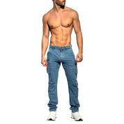 ES Collection Cargo Denim Jeans Blue Jeans ESJ078