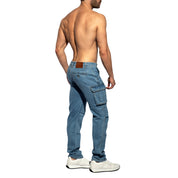 ES Collection Cargo Denim Jeans Blue Jeans ESJ078