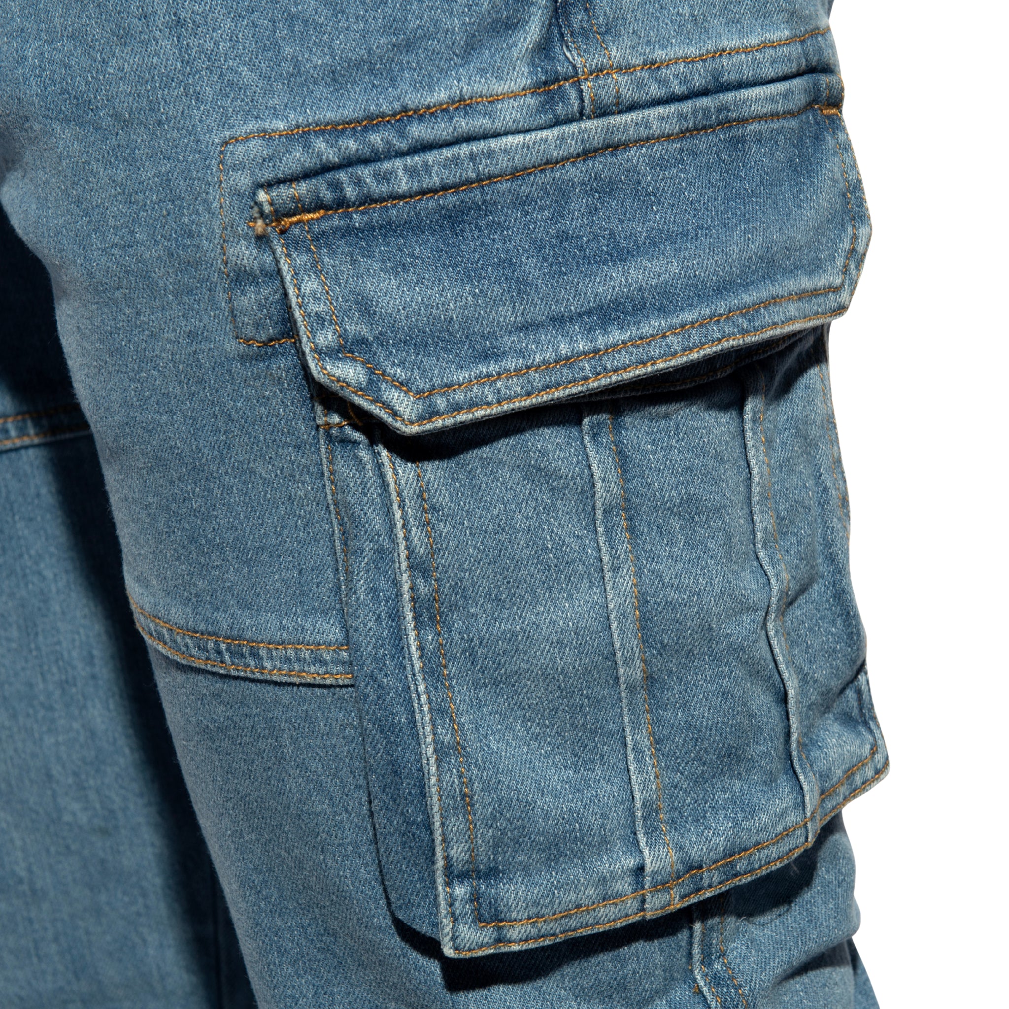 ES Collection Cargo Denim Jeans Blue Jeans ESJ078