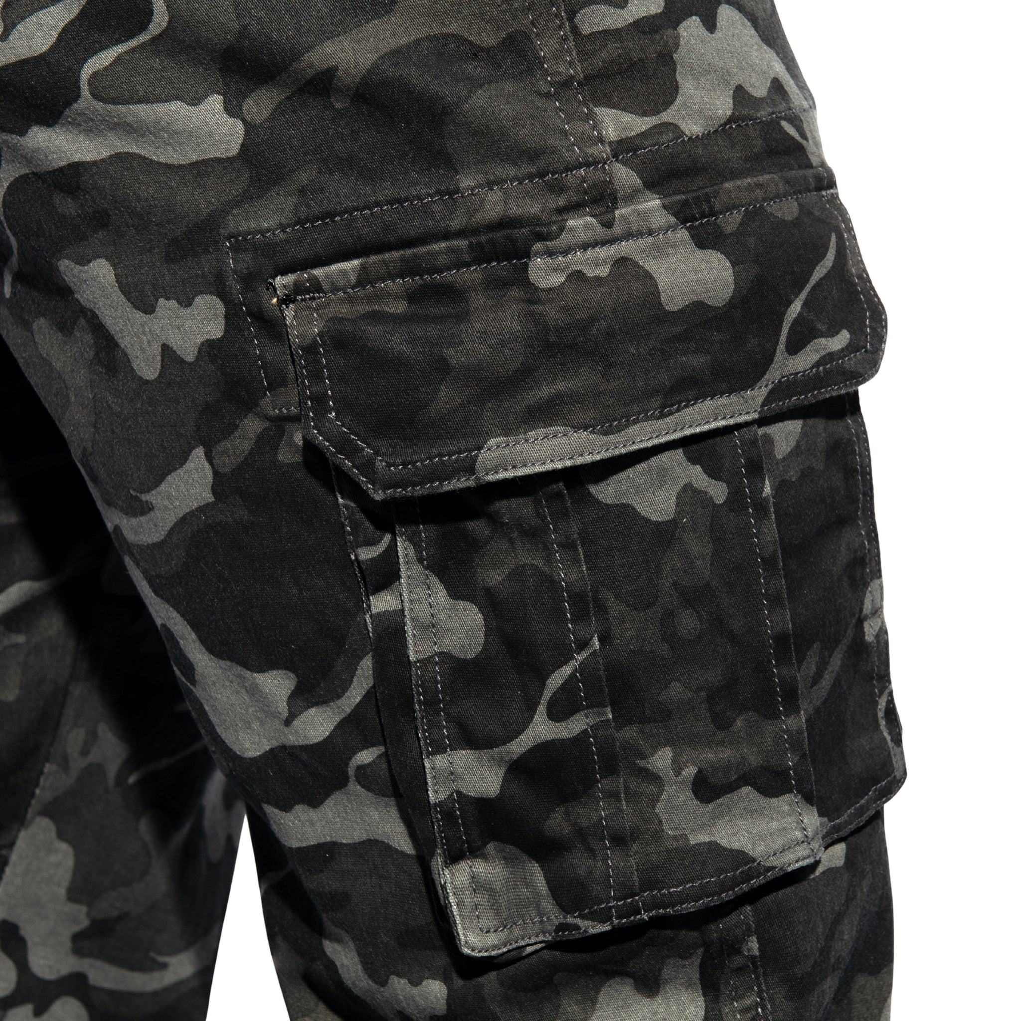 ES Collection Cargo Camo Jeans Grey Camouflage ESJ077