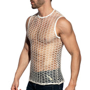 ES Collection Fishing Line Tank Top Ivory TS365